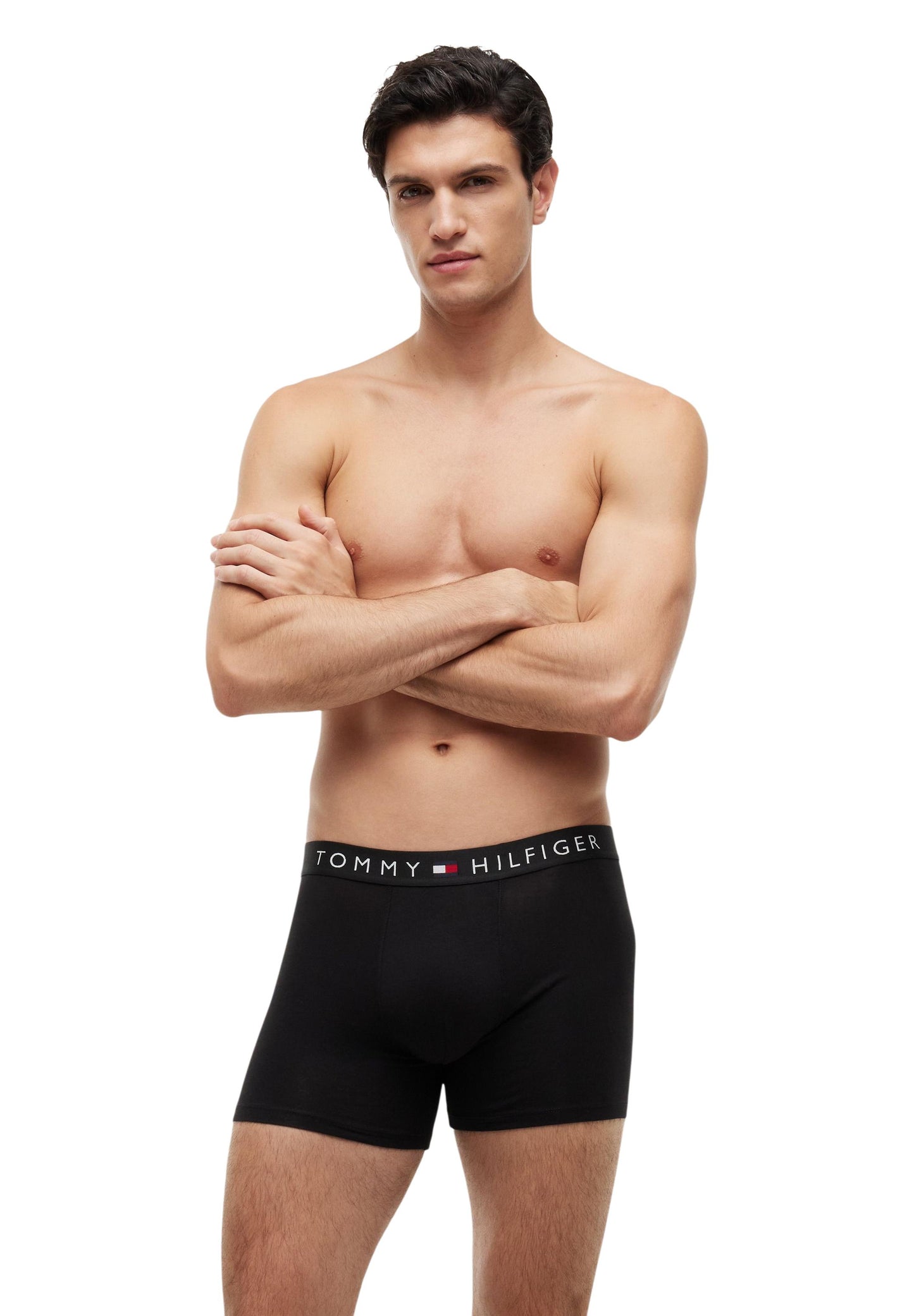 Tommy Hilfiger Intimo Uomo Tommy Hilfiger 3P BOXER BRIEF DTM black  black