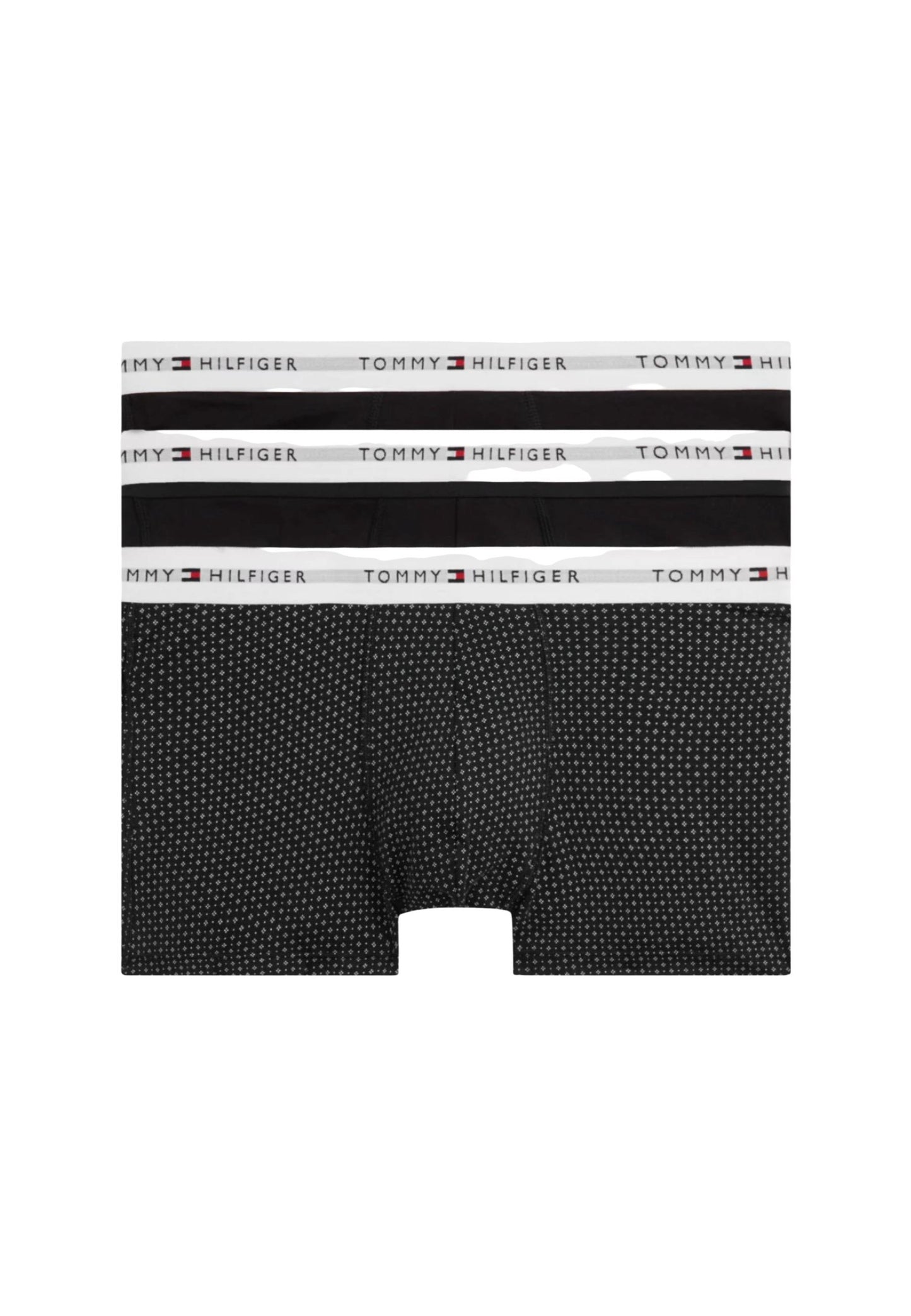 Tommy Hilfiger Intimo Uomo Tommy Hilfiger 3P TRUNK PRINT black  black
