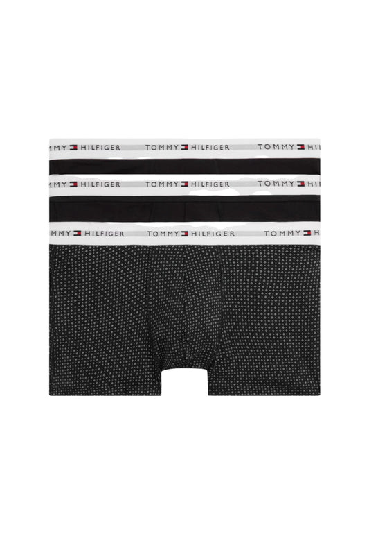 Tommy Hilfiger Intimo Uomo Tommy Hilfiger 3P TRUNK PRINT black  black