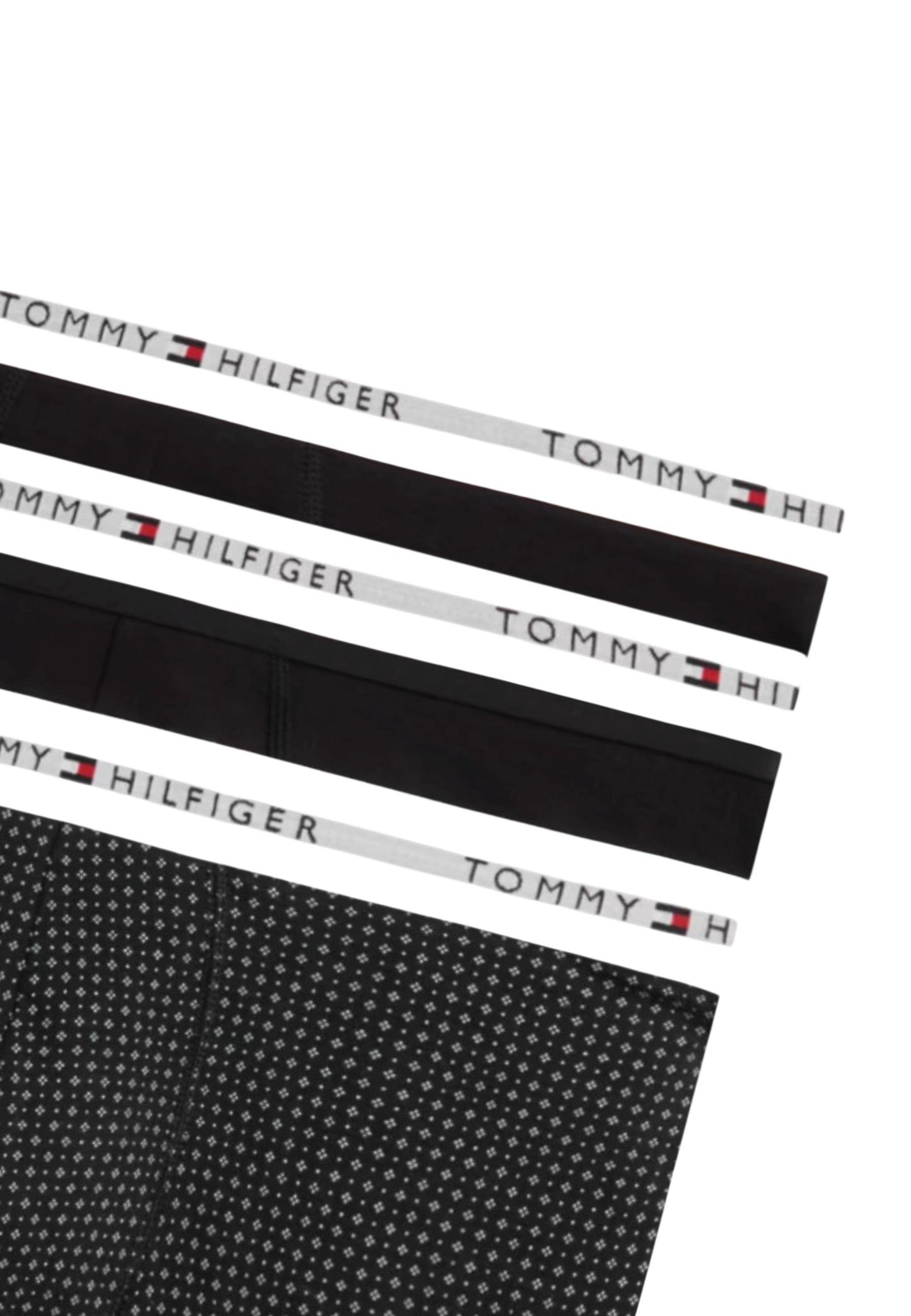 Tommy Hilfiger Intimo Uomo Tommy Hilfiger 3P TRUNK PRINT black  black