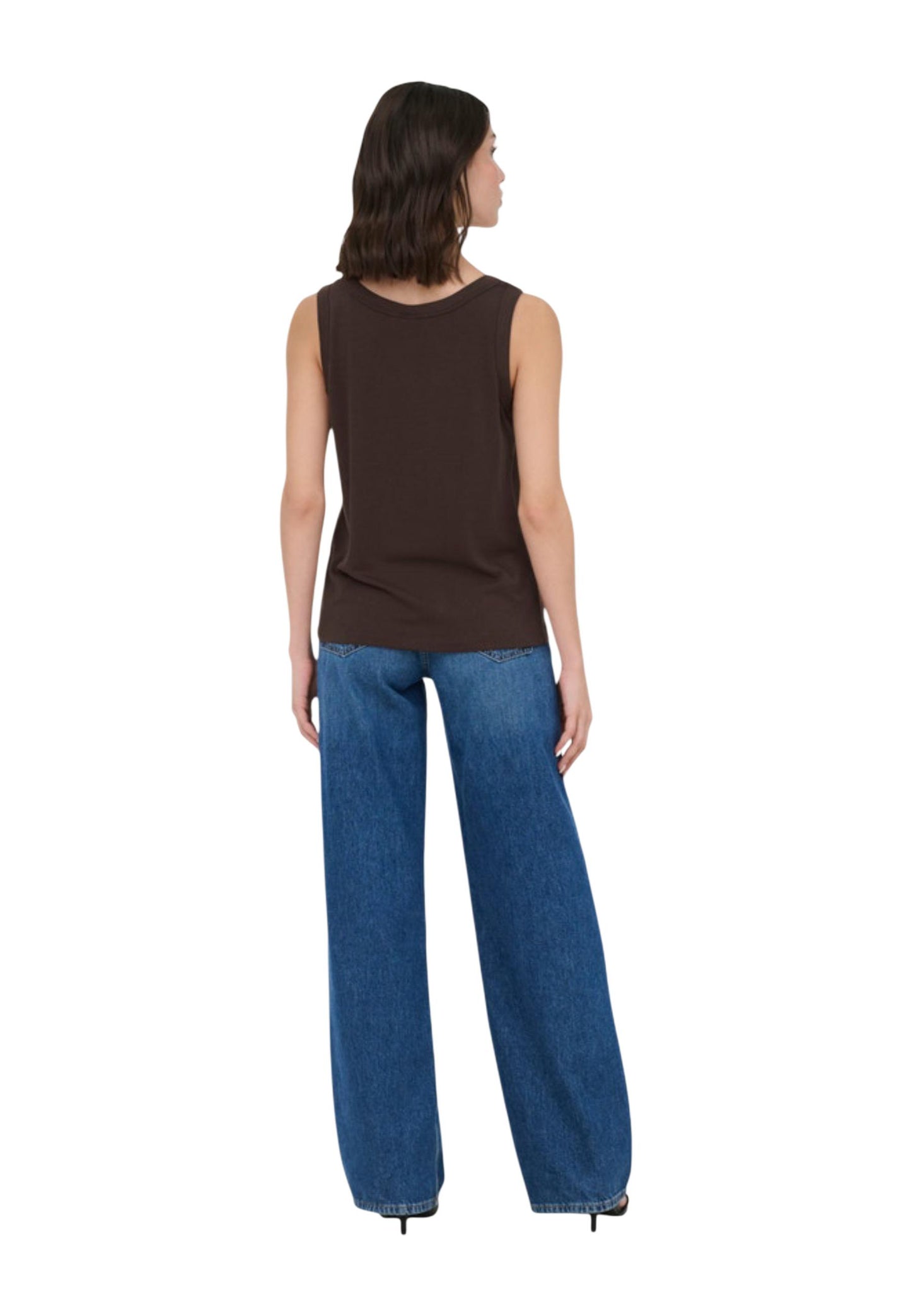 Jacqueline De Yong Canotta Donna Jacqueline De Yong Jdyuffa S/L Jrs Noos brown  brown