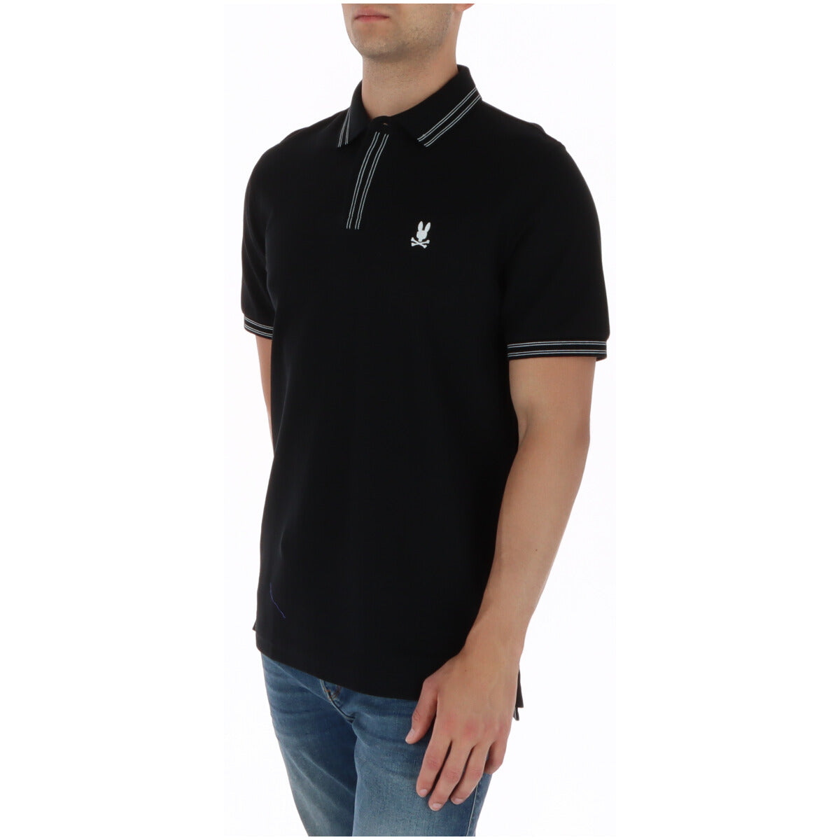 Psycho Bunny Polo Uomo Psycho Bunny MT0100122 black  black