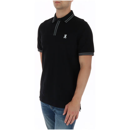 Psycho Bunny Polo Uomo Psycho Bunny MT0100122 black  black