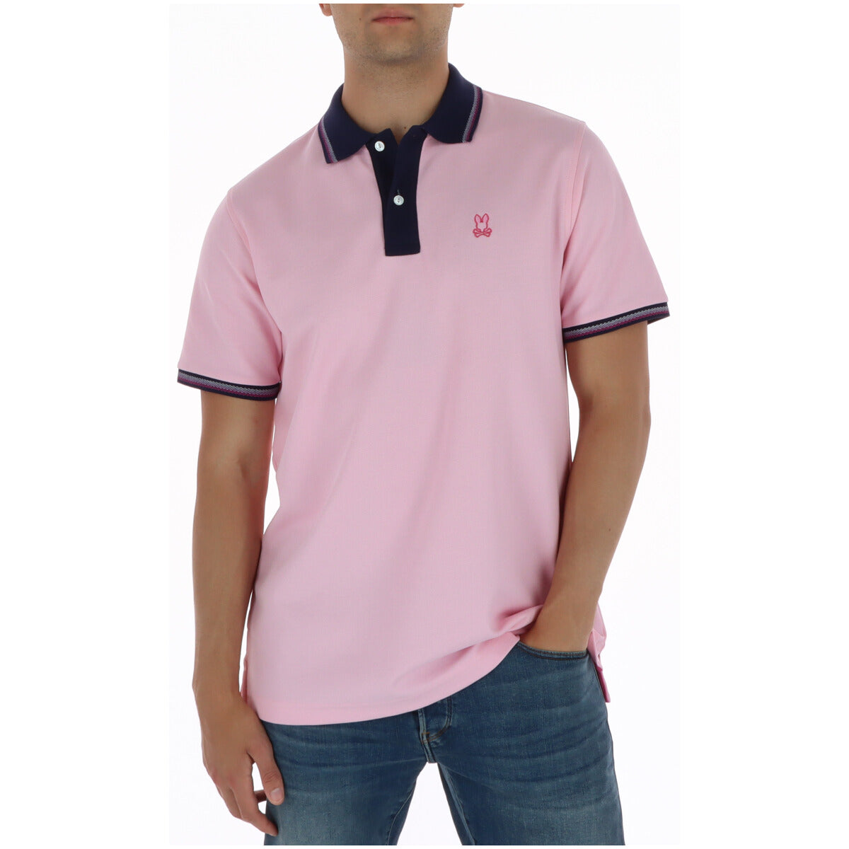 Psycho Bunny Polo Uomo Psycho Bunny MT0100120 pink  pink