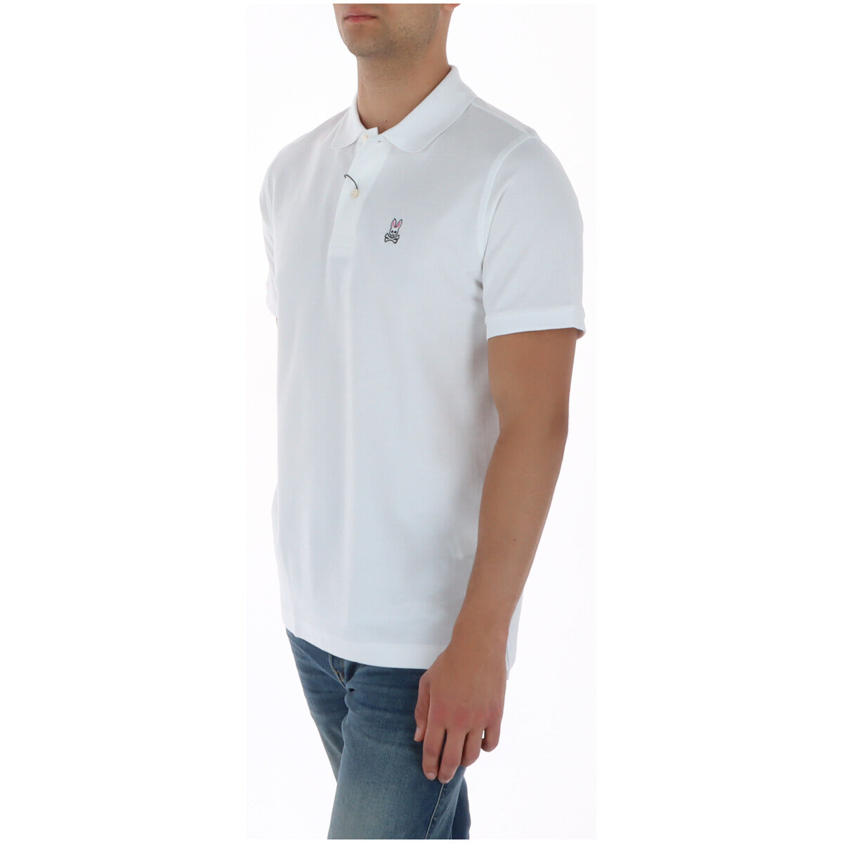 Psycho Bunny Polo Uomo Psycho Bunny B6K001ARPC white  white