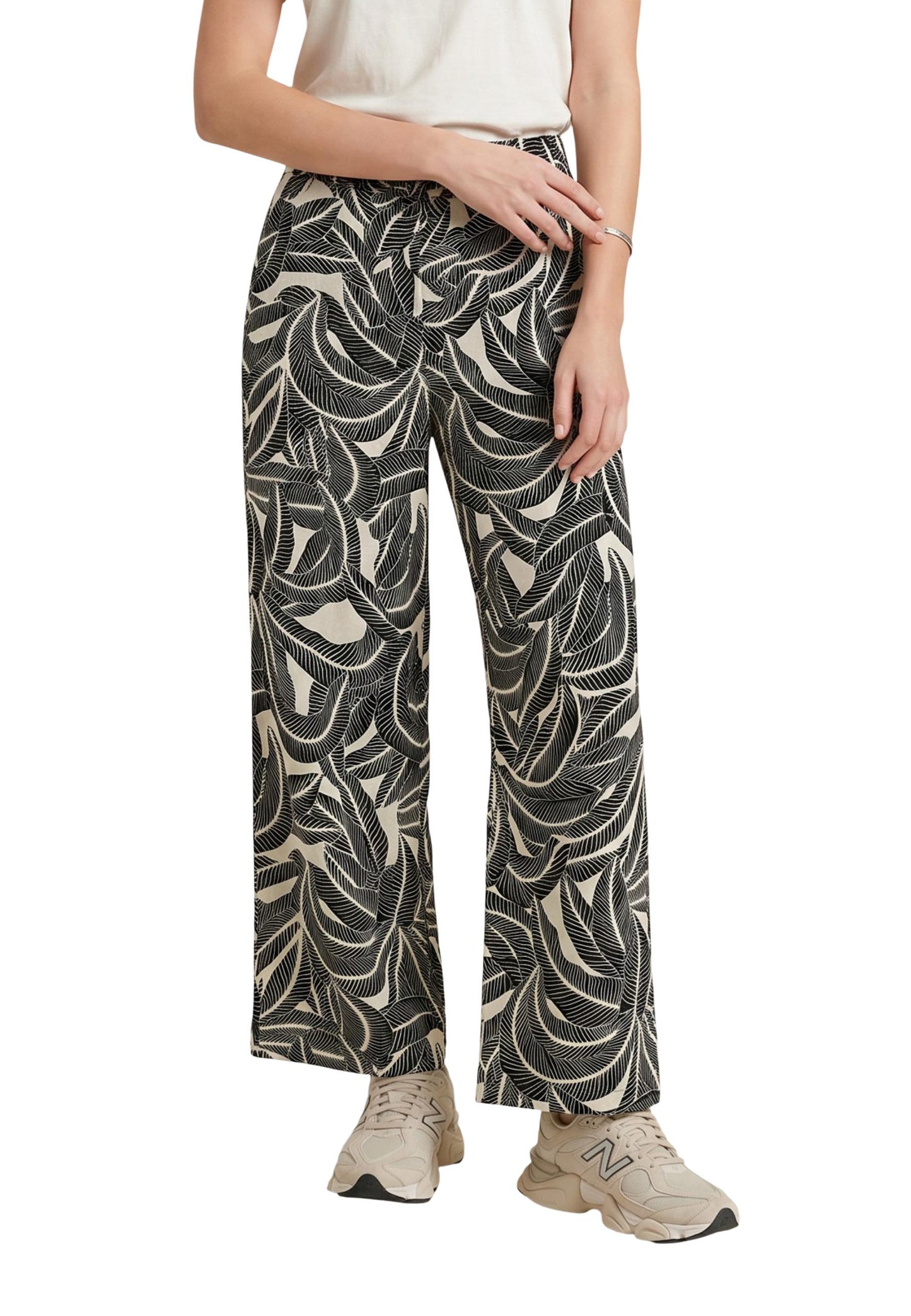 Only Pantaloni Donna Only ONLNOVA LIFE VIS PALAZZO PANT WVN black  black