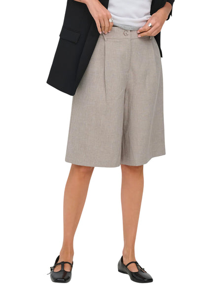 Only Shorts Donna Only Onllinda Hw Mel Long Shorts Tlr Noos grey  grey