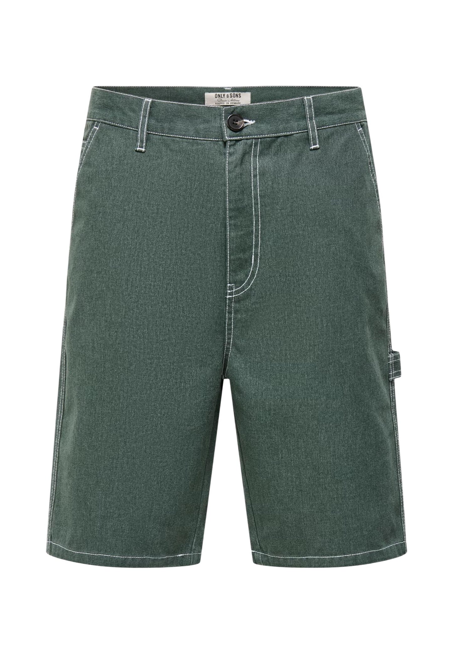 Only & Sons Bermuda Uomo Only & Sons Onsedge Work 8343 Yfm Dnm Shorts Ww green  green