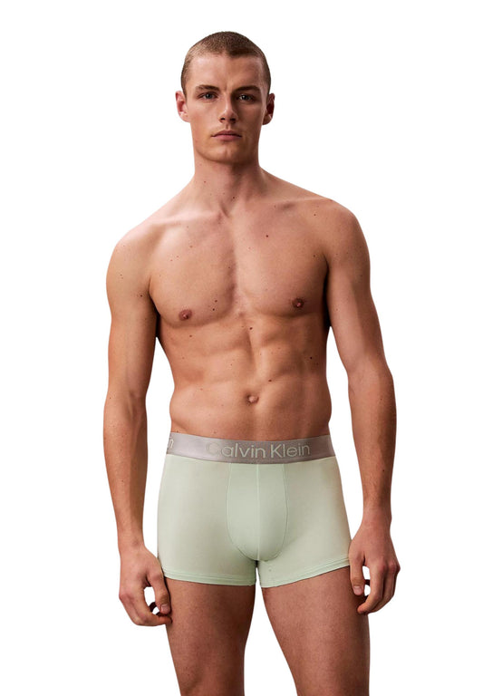 Calvin Klein Underwear Intimo Uomo Calvin Klein Underwear Trunk 3pk green  green