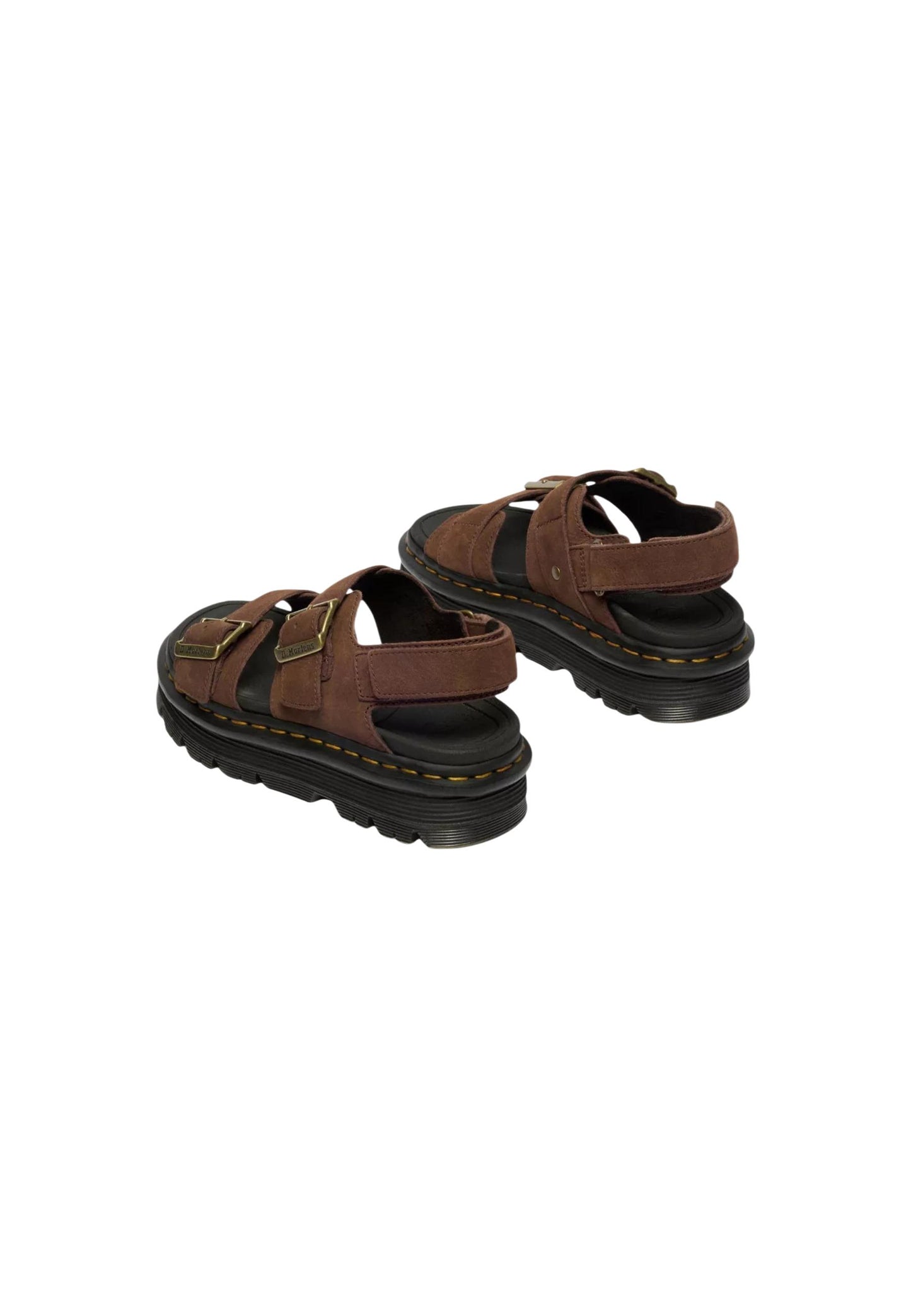 Dr. Martens Sandali Donna Dr. Martens Zebzag Sandal Sepia Brown Tumbled Nubuck brown  brown