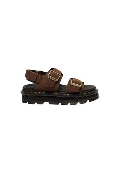 Dr. Martens Sandali Donna Dr. Martens Zebzag Sandal Sepia Brown Tumbled Nubuck brown  brown