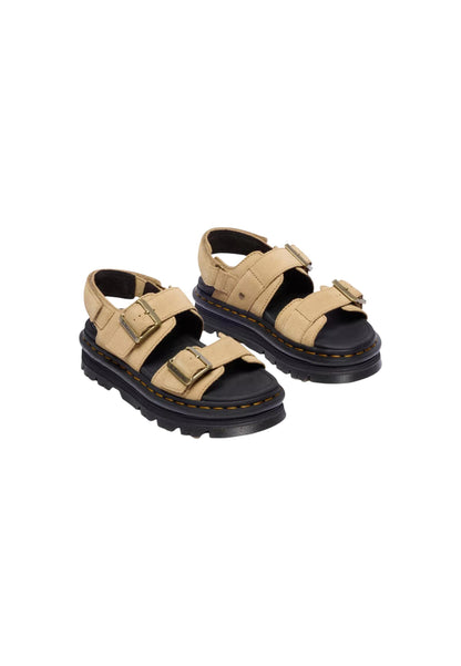 Dr. Martens Sandali Donna Dr. Martens Zebzag Sandal Savannah Tan Eh Suede beige  beige