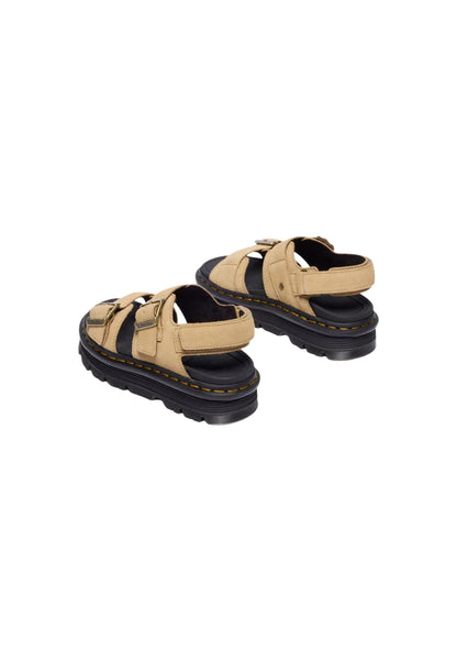 Dr. Martens Sandali Donna Dr. Martens Zebzag Sandal Savannah Tan Eh Suede beige  beige