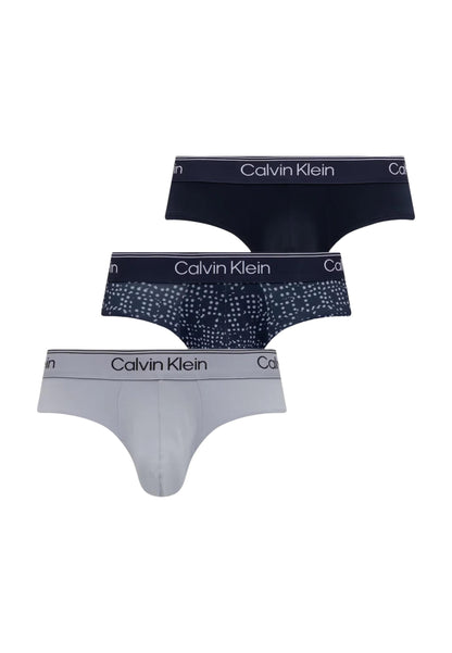 Calvin Klein Underwear Intimo Uomo Calvin Klein Underwear HIP BRIEF 3PK grey  grey