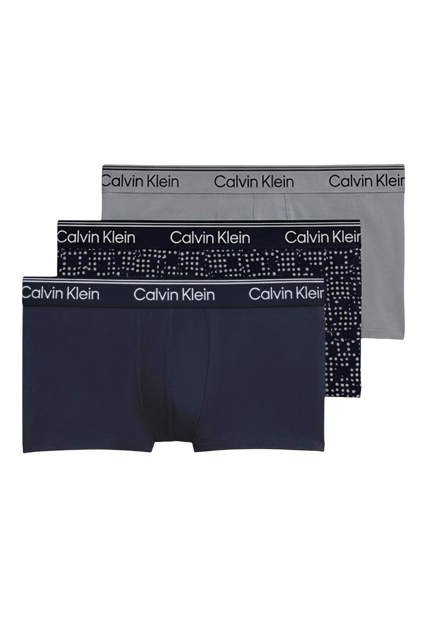 Calvin Klein Underwear Intimo Uomo Calvin Klein Underwear LOW RISE TRUNK 3PK grey  grey