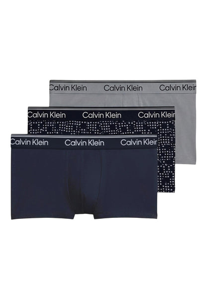 Calvin Klein Underwear Intimo Uomo Calvin Klein Underwear LOW RISE TRUNK 3PK grey  grey