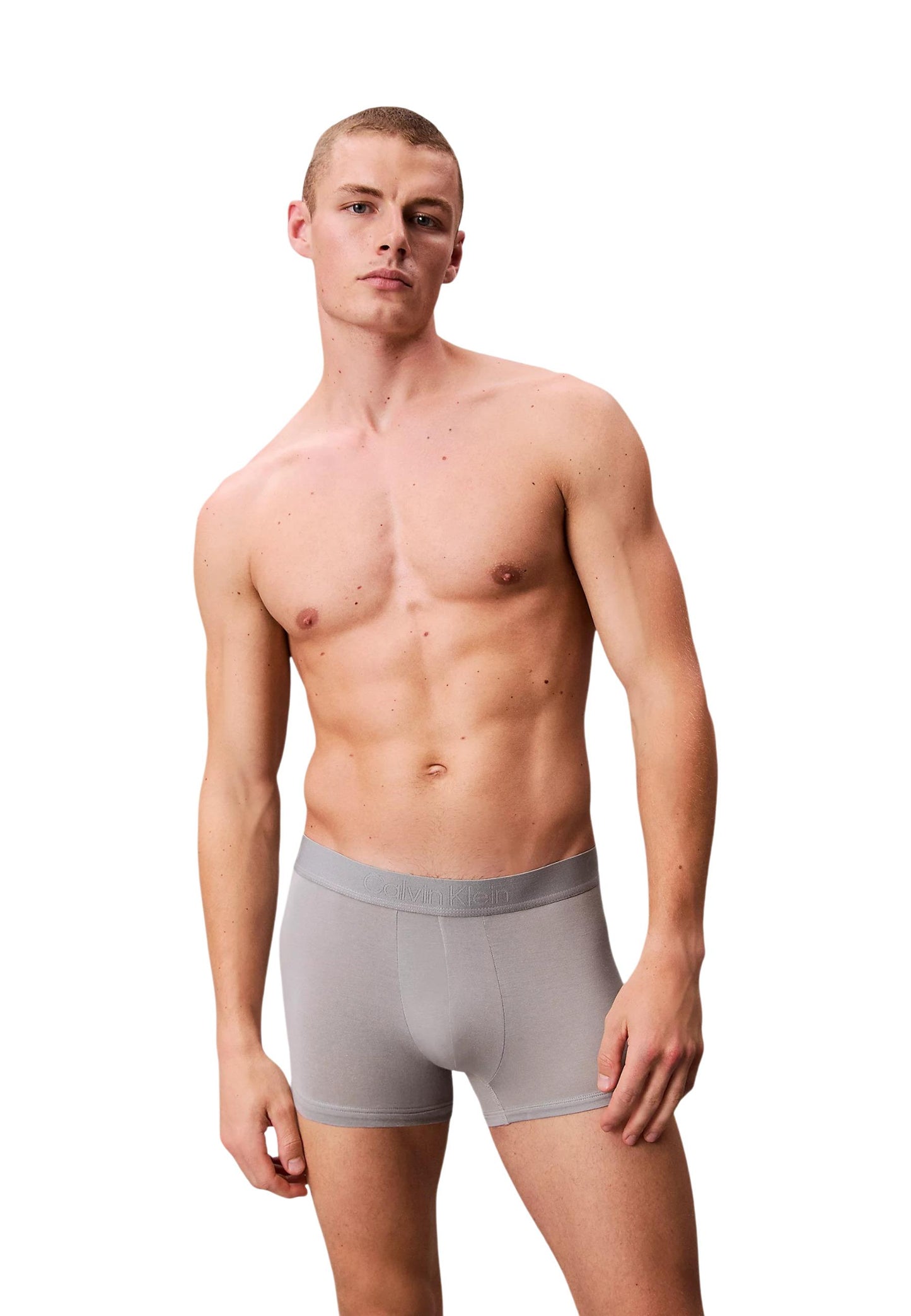 Calvin Klein Underwear Intimo Uomo Calvin Klein Underwear DARTED TRUNK 3PK grey  grey