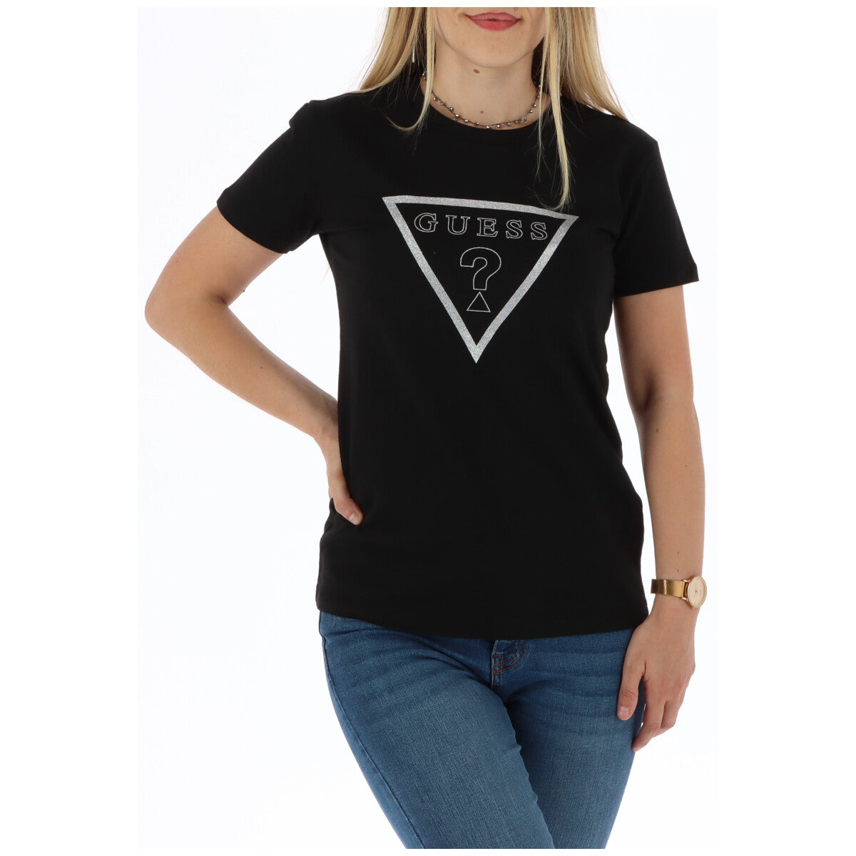 Guess T-Shirt Donna Guess Q0RI20K9ID0 black  black