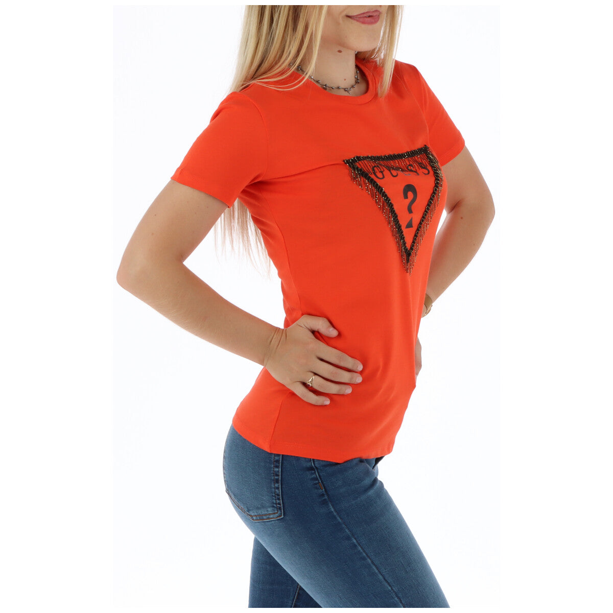 Guess T-Shirt Donna Guess Q1GI03KAK90 coral  coral