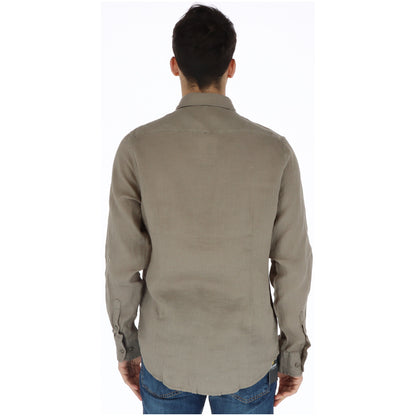 Brian Brome Camicia Uomo Brian Brome 2SCA04 green  Verde