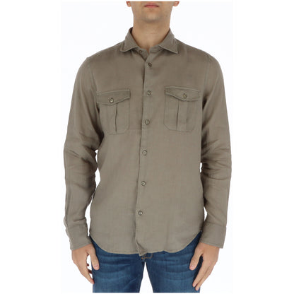 Brian Brome Camicia Uomo Brian Brome 2SCA04 green  Verde