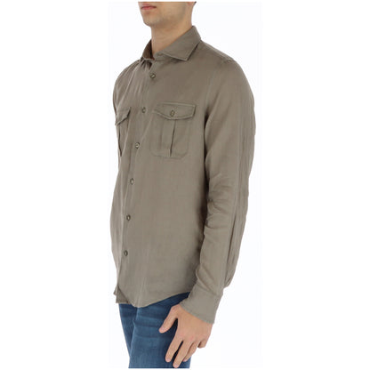Brian Brome Camicia Uomo Brian Brome 2SCA04 green  Verde