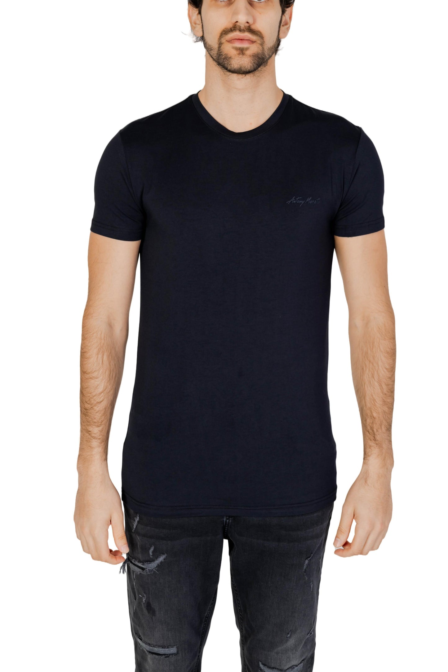 Antony Morato T-Shirt Uomo Antony Morato MMKS02324-FA120031 blue  blue