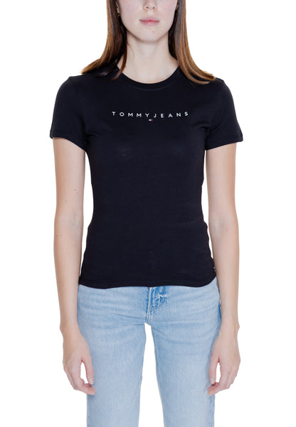 Tommy Hilfiger Jeans T-Shirt Donna Tommy Hilfiger Jeans DW0DW18398 black  Nero