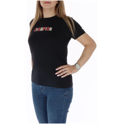 Champion T-Shirt Donna Champion 115993 black  Nero
