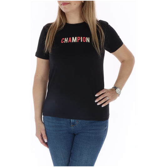 Champion T-Shirt Donna Champion 115993 black  Nero