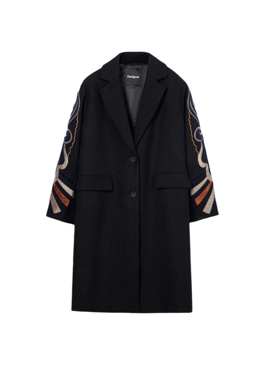 Desigual Cappotto Donna Desigual 24WWEWBA black  black