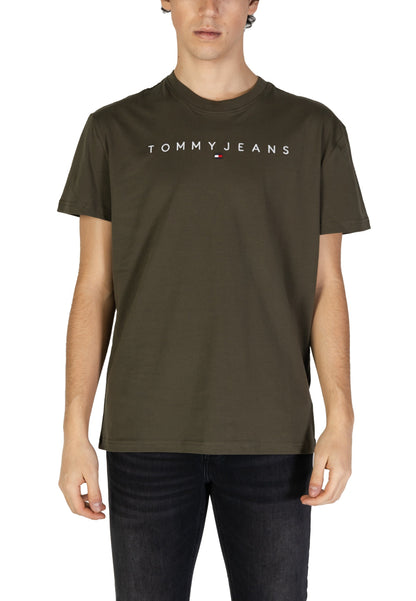 Tommy Hilfiger Jeans T-Shirt Uomo Tommy Hilfiger Jeans DM0DM20744 green  Verde