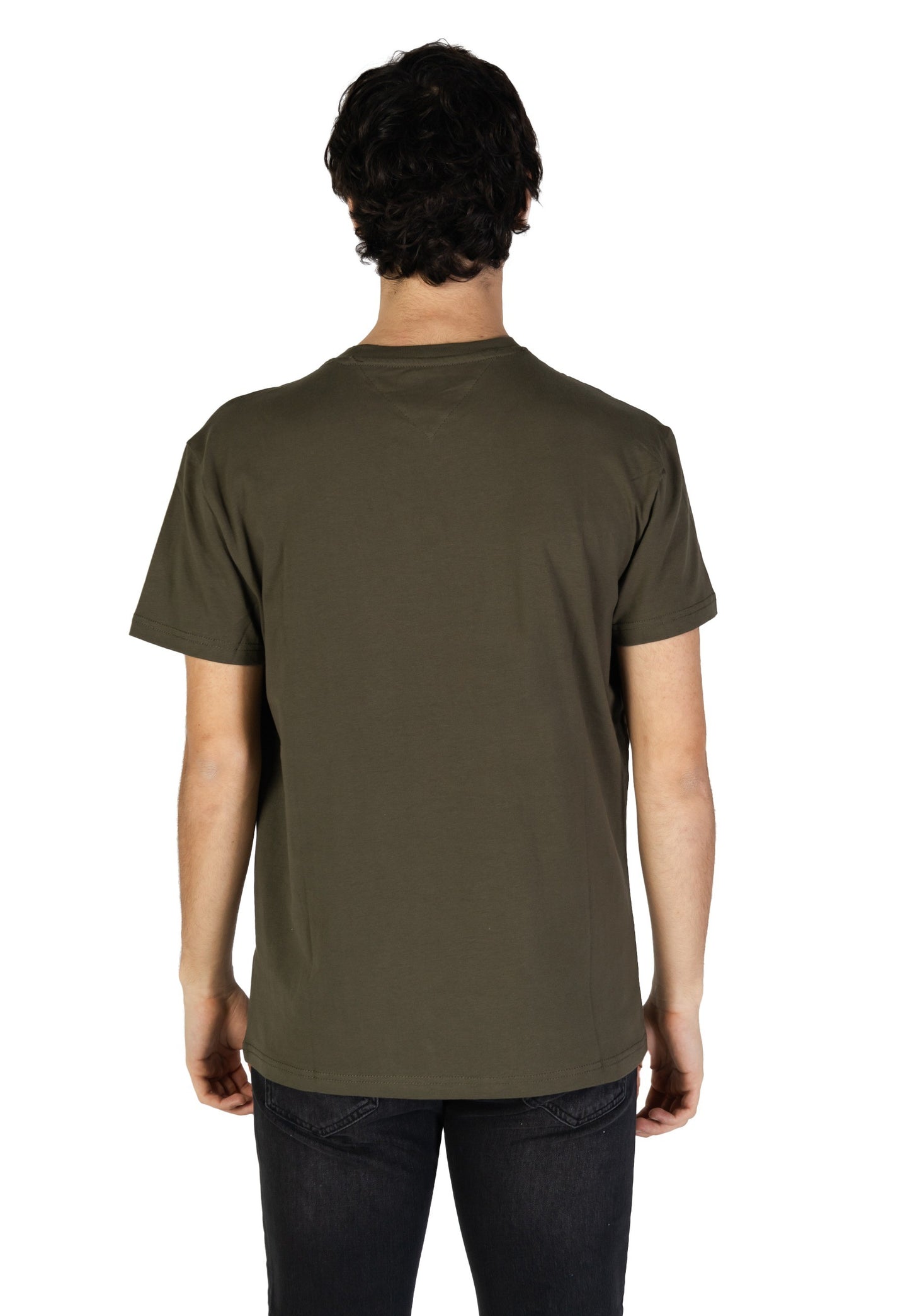 Tommy Hilfiger Jeans T-Shirt Uomo Tommy Hilfiger Jeans DM0DM20744 green  Verde